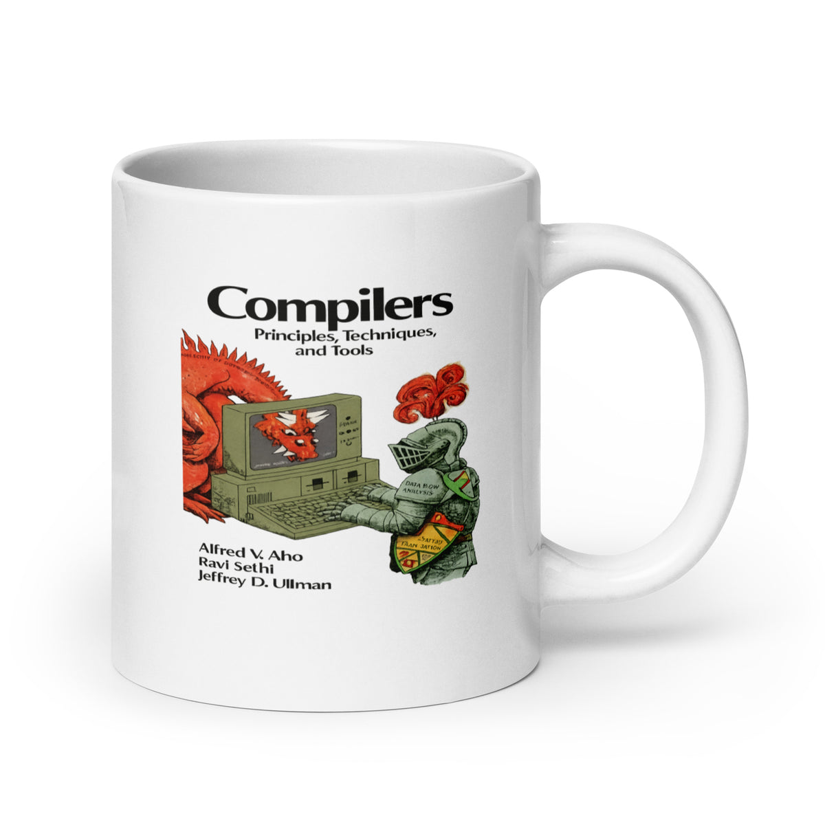Compilers Principles, Techniques, and Tools - White glossy mug