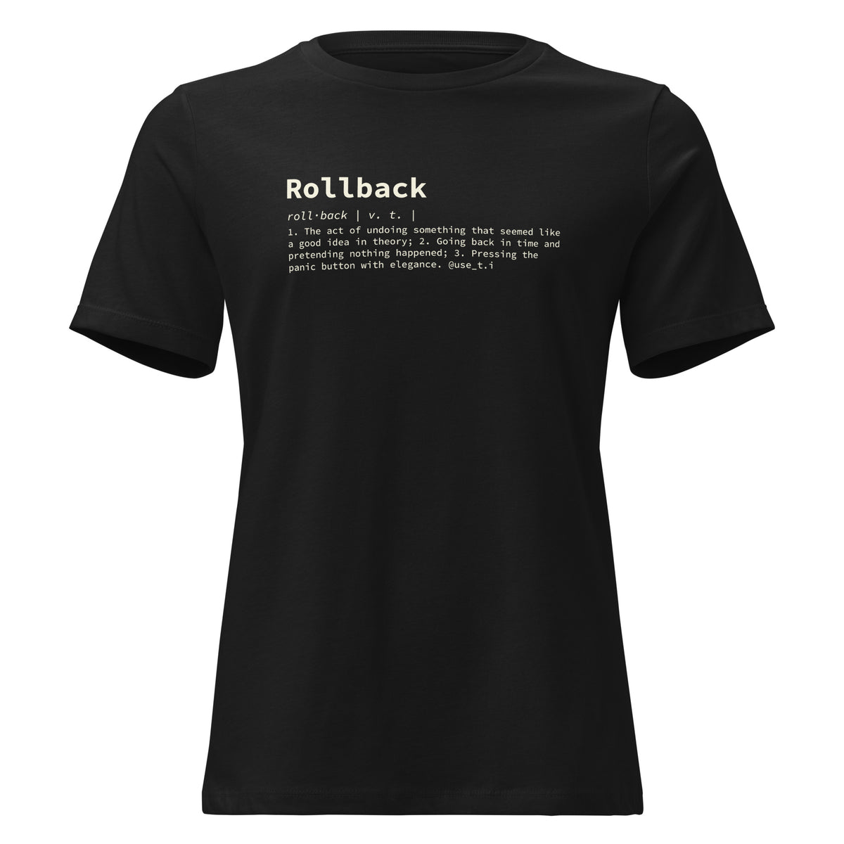 Rollback Definition - Women's Relaxed T-Shirt