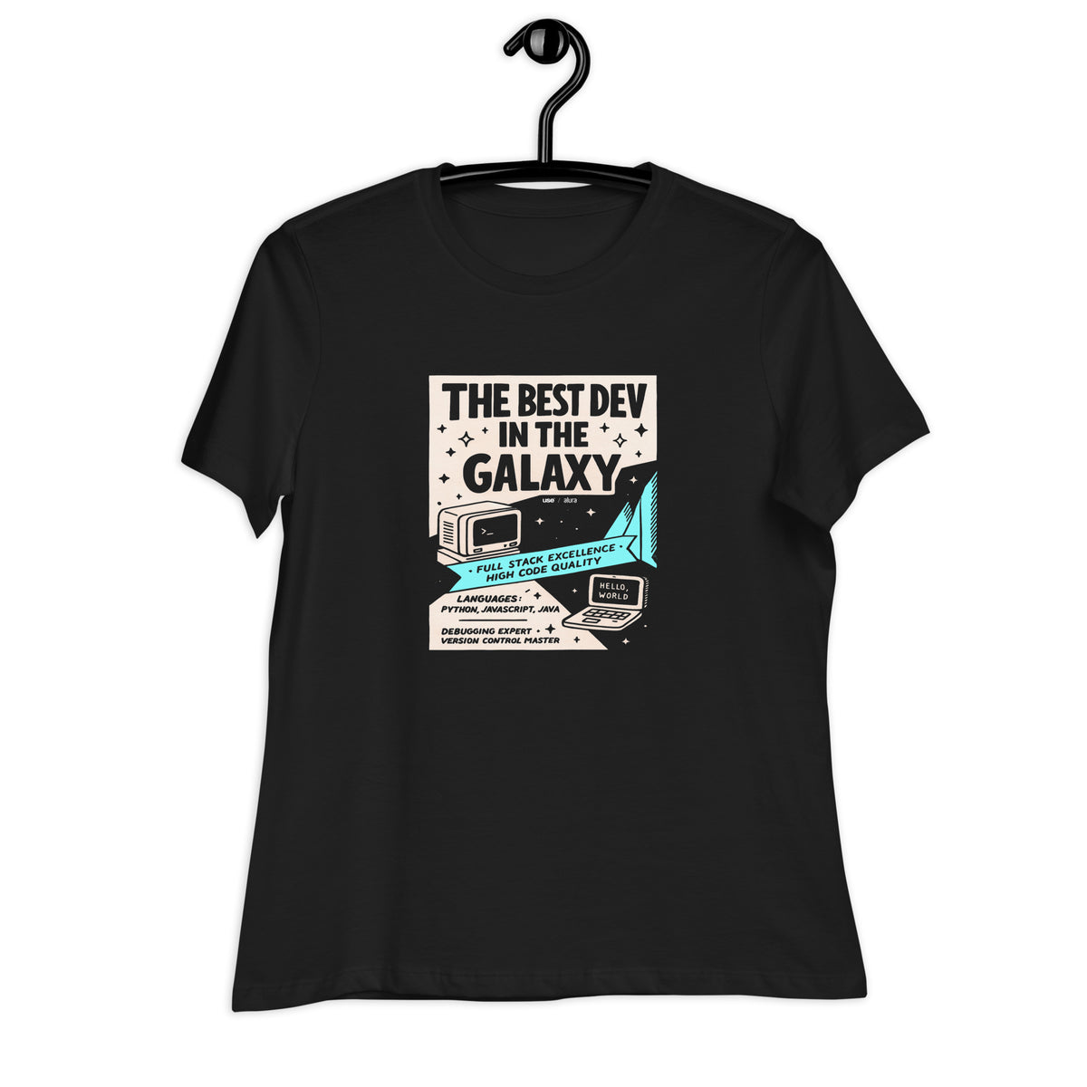 The Best Dev in the Galaxy - Women's Relaxed T-Shirt