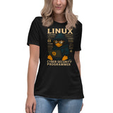 Linux Cyber Security Programmer - Women's Relaxed T-Shirt