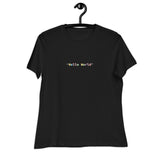 Hello World - Color Edition - Women's Relaxed T-Shirt