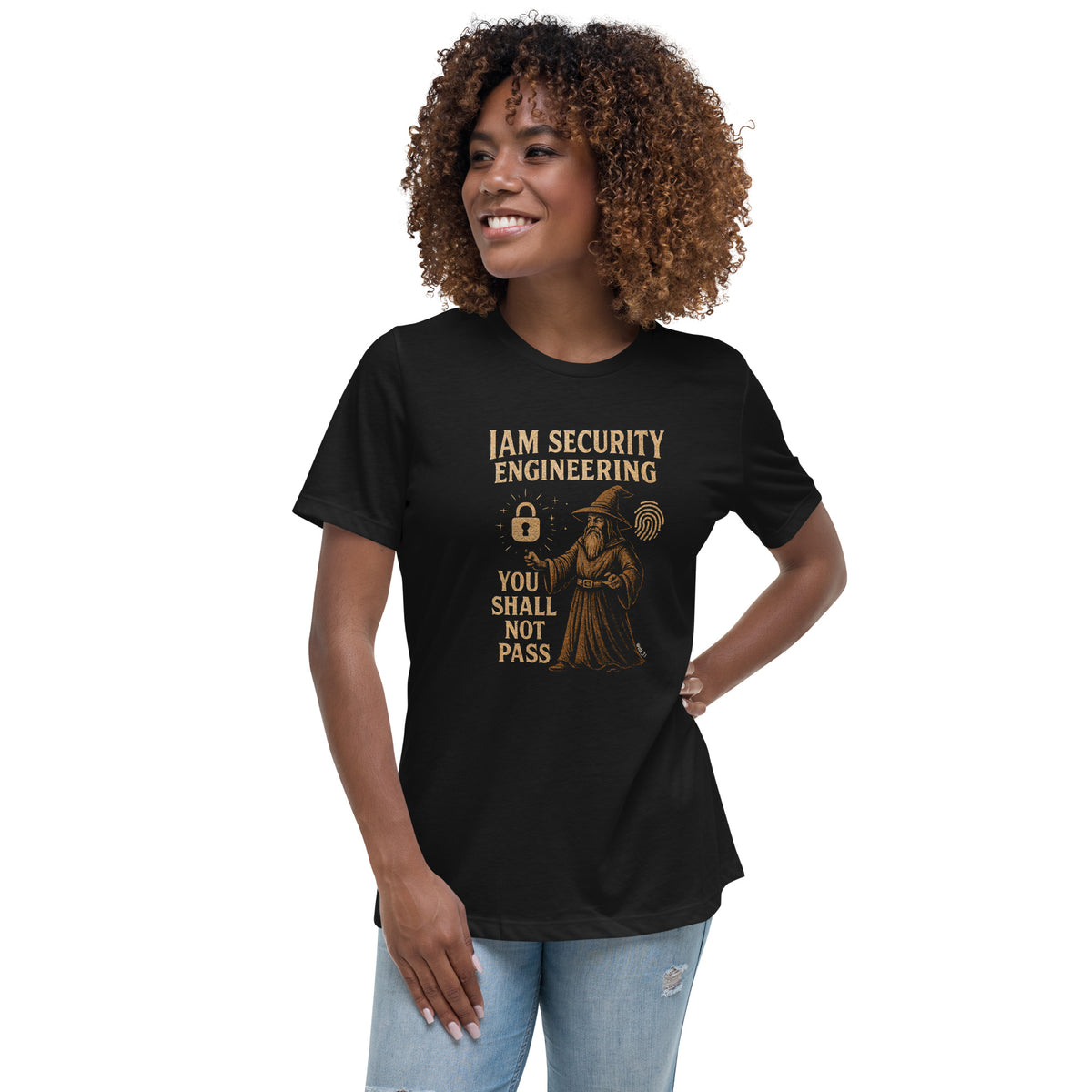 IAM Security Engineering - You Shall Not Pass - Women's Relaxed T-Shirt