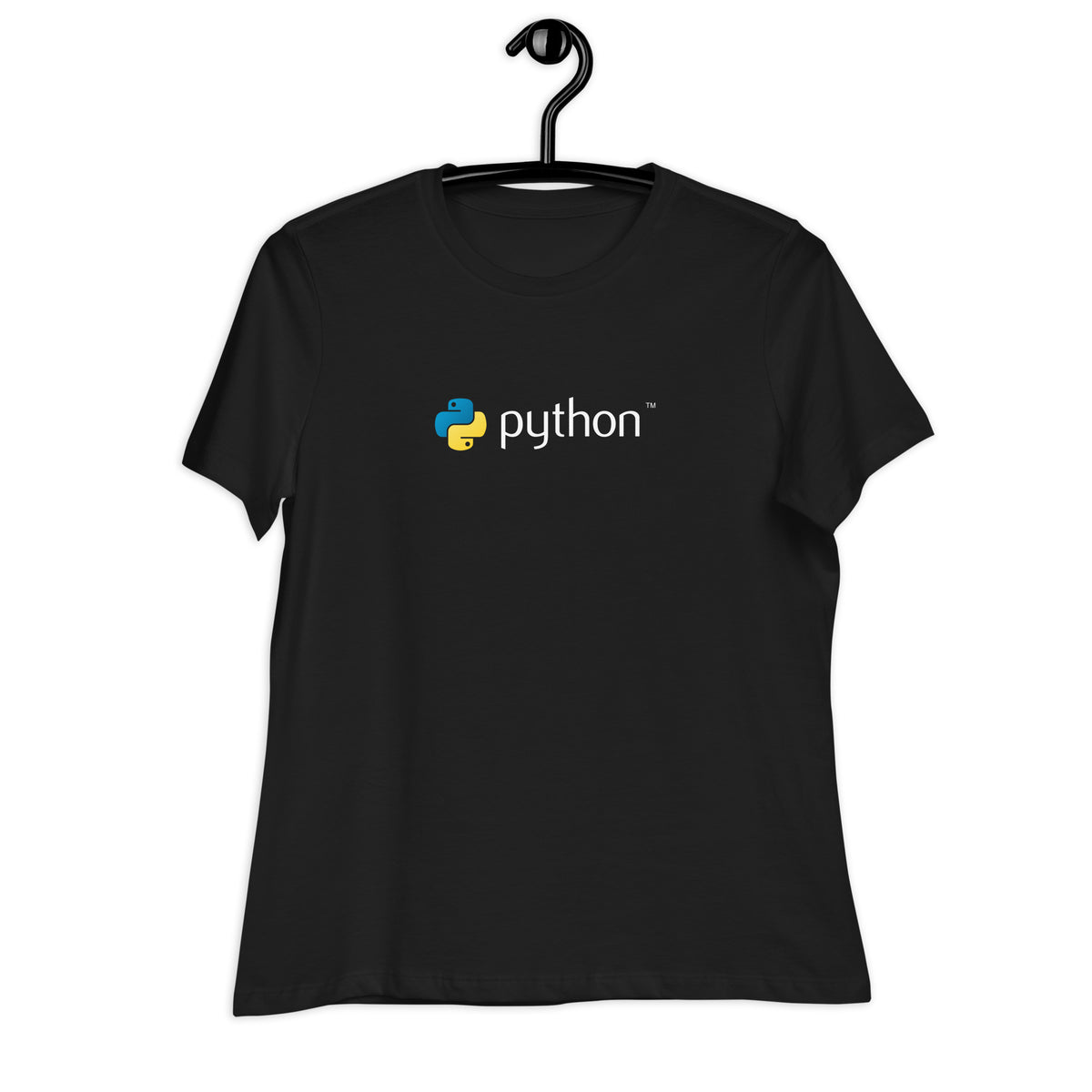 Python Logo - Code with Elegance - Women's Relaxed T-Shirt