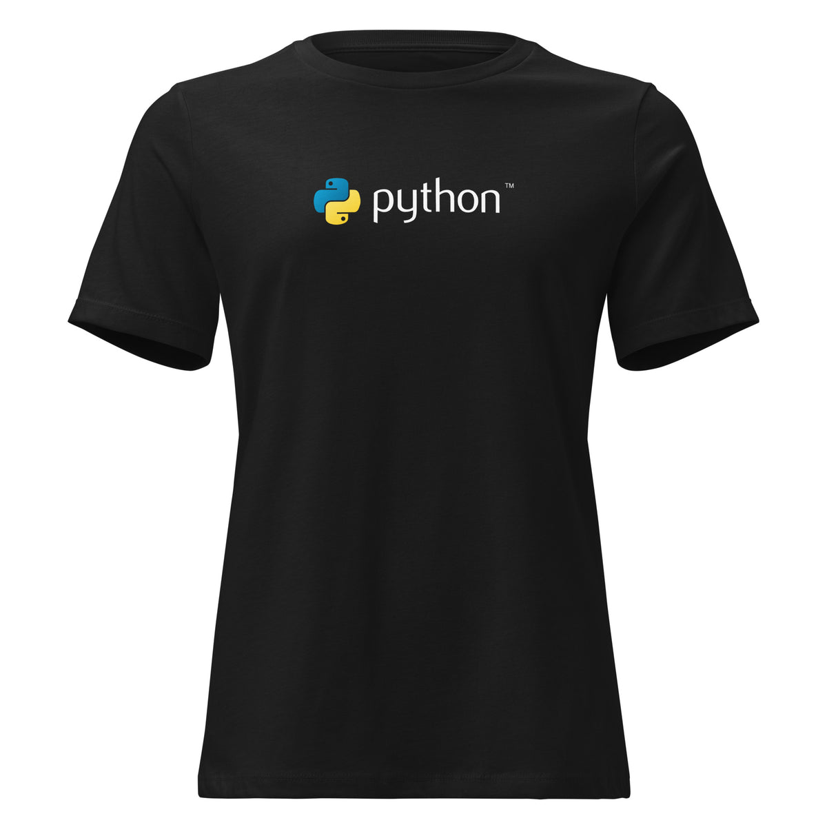 Python Logo - Code with Elegance - Women's Relaxed T-Shirt