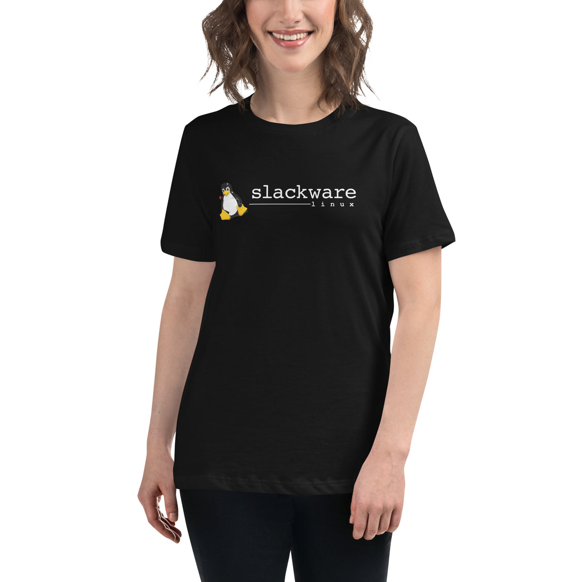 Slackware Linux Logo - Women's Relaxed T-Shirt