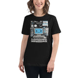 Loading Memories Retro Tech Tee - Women's Relaxed T-Shirt