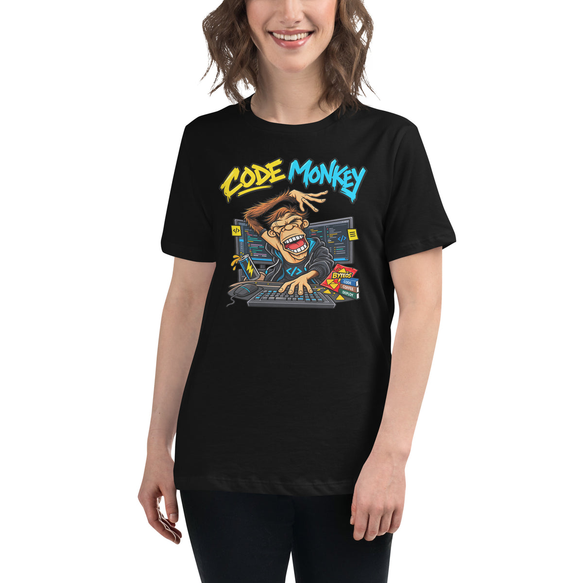 Code Monkey - Women's Relaxed T-Shirt