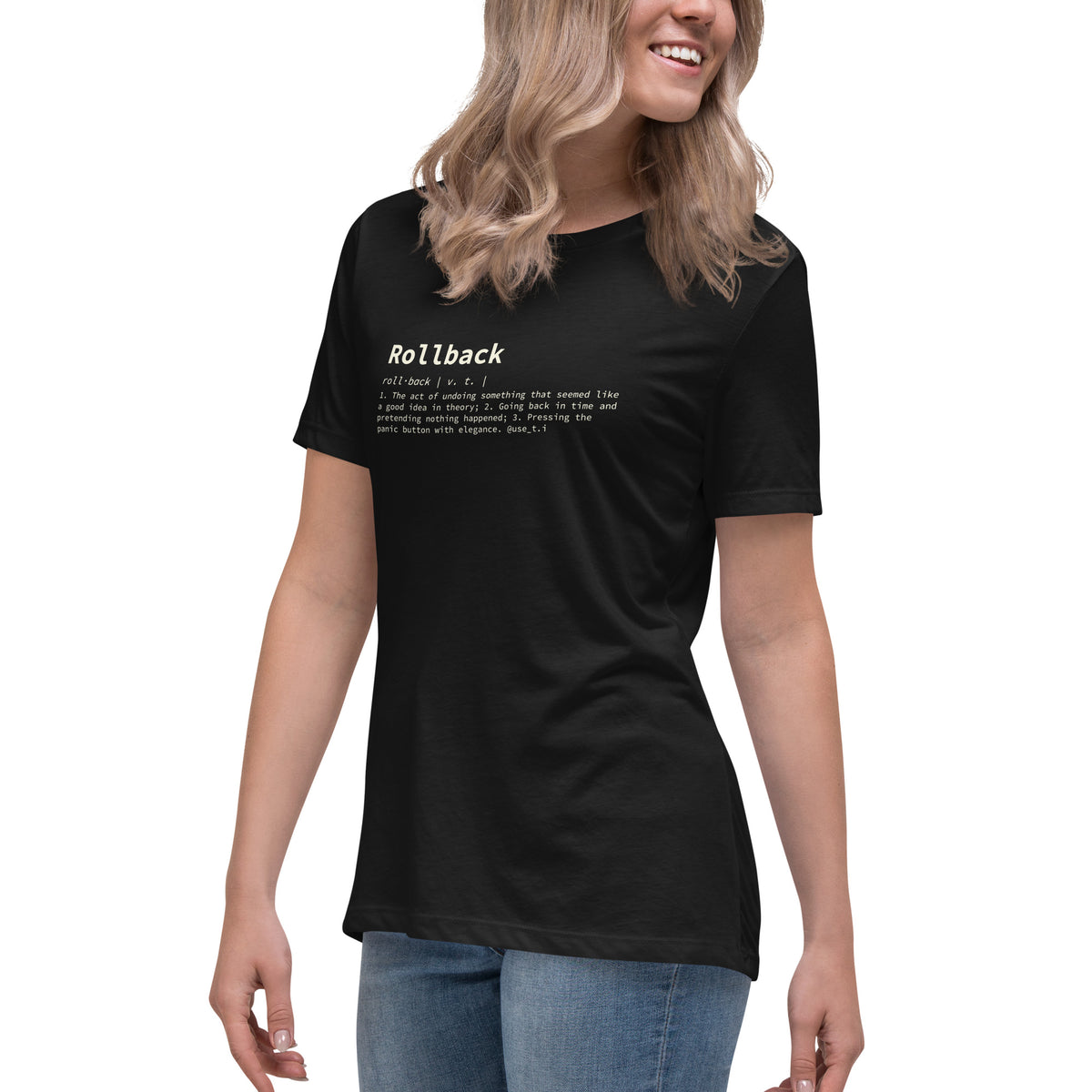 Rollback Definition - Women's Relaxed T-Shirt