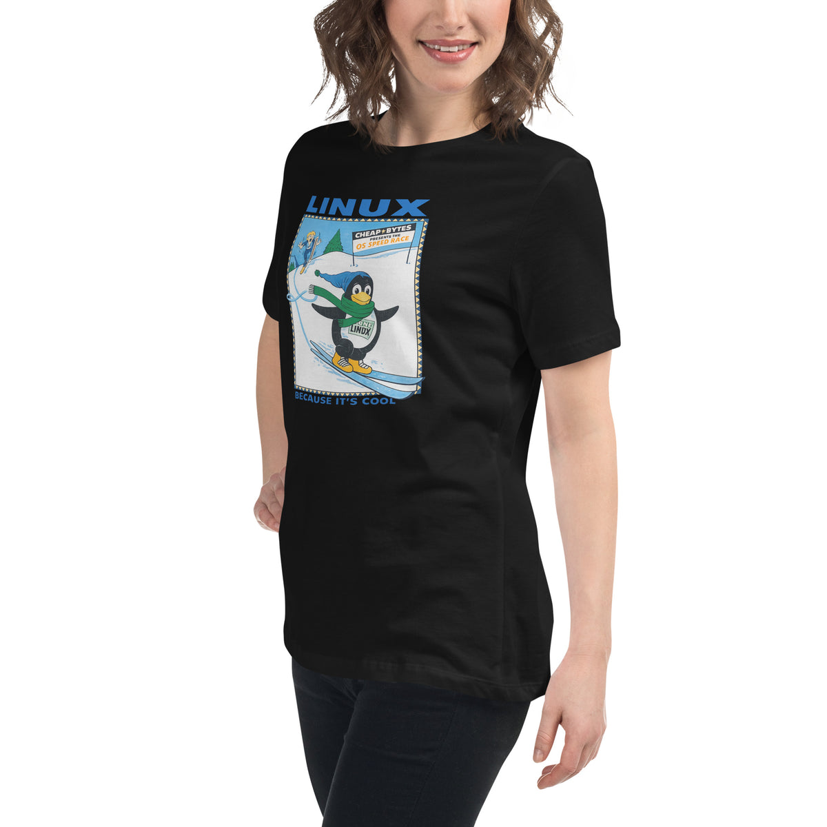 Linux Speed Race  - Women's Relaxed T-Shirt