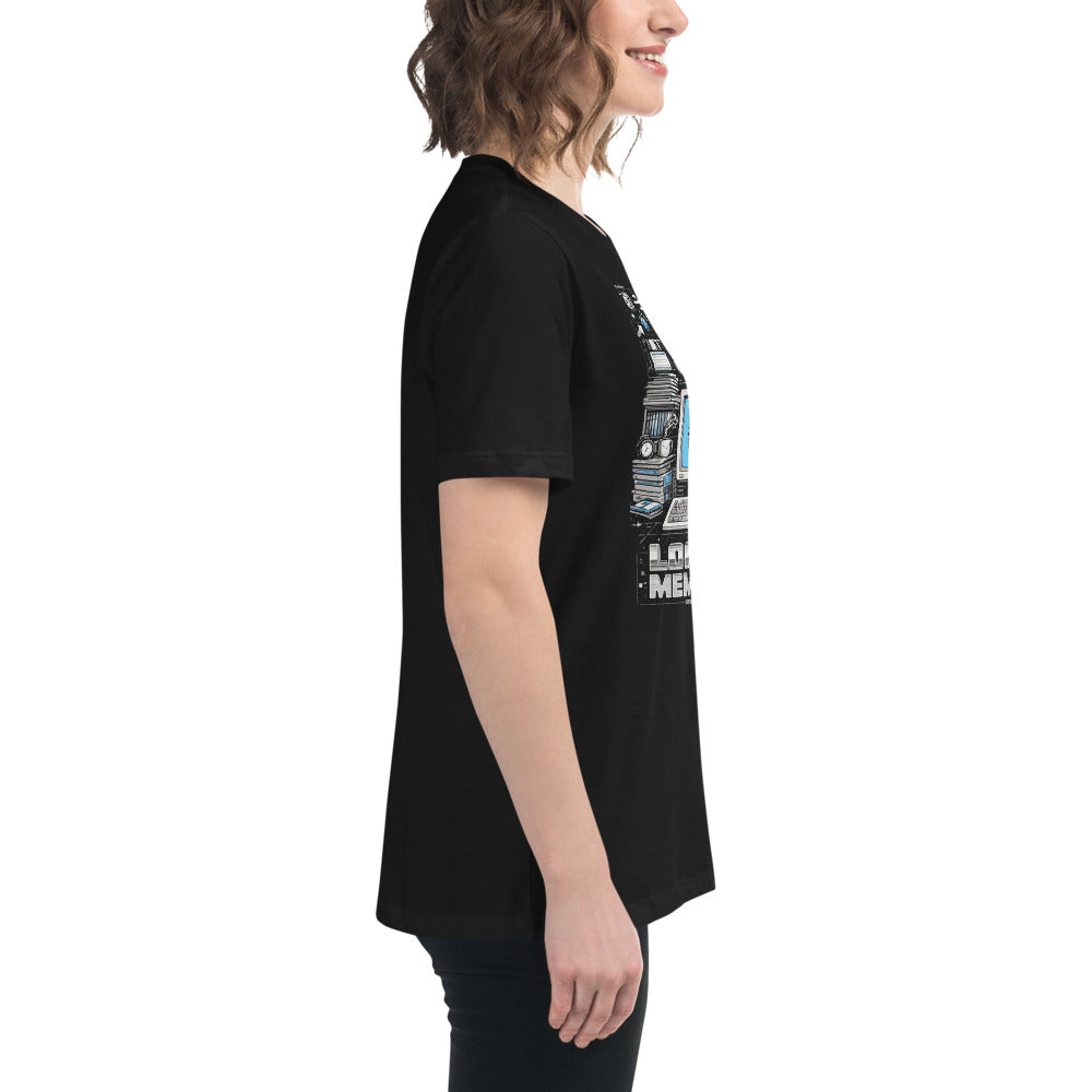 Loading Memories Retro Tech Tee - Women's Relaxed T-Shirt