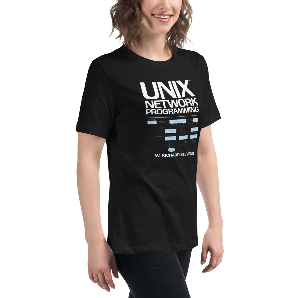 UNIX Network Programming - Women's Relaxed T-Shirt