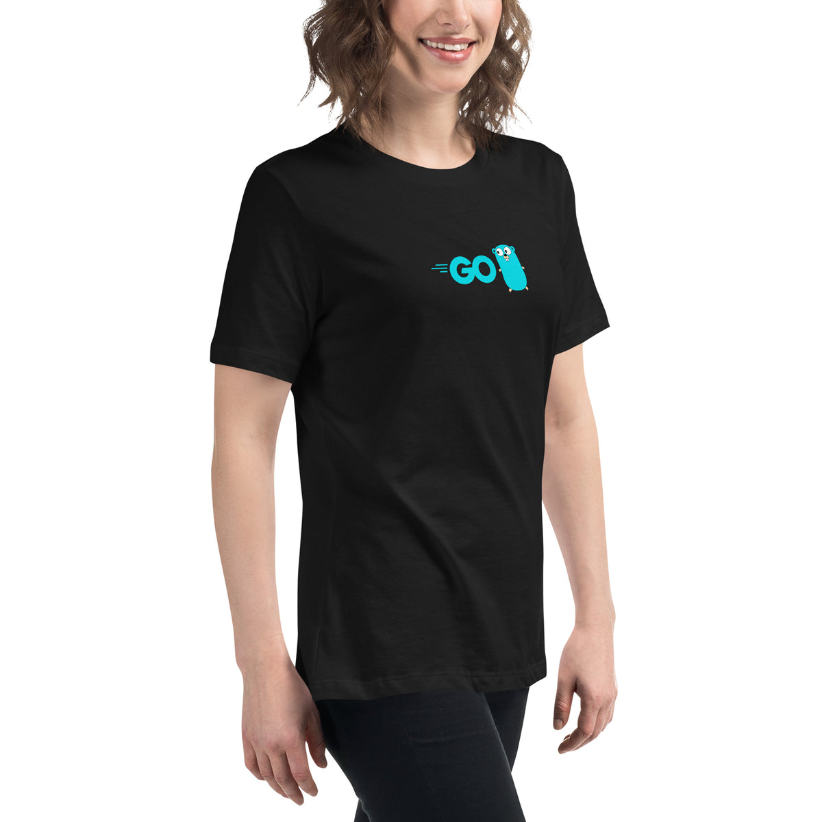 Golang Logo I - Women's Relaxed T-Shirt