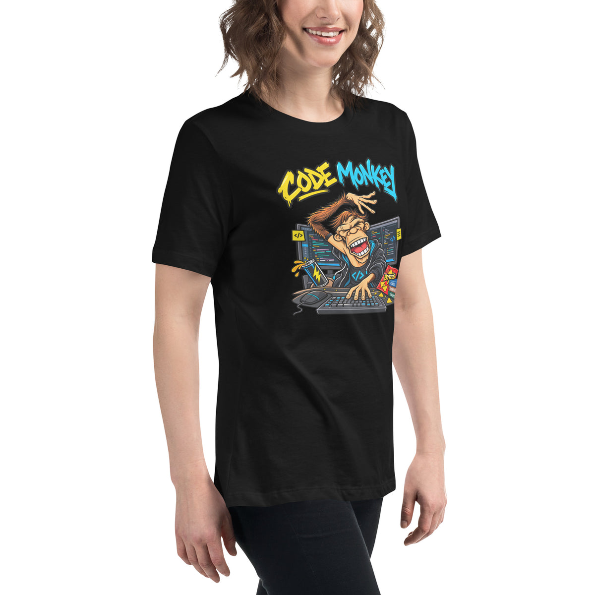 Code Monkey - Women's Relaxed T-Shirt