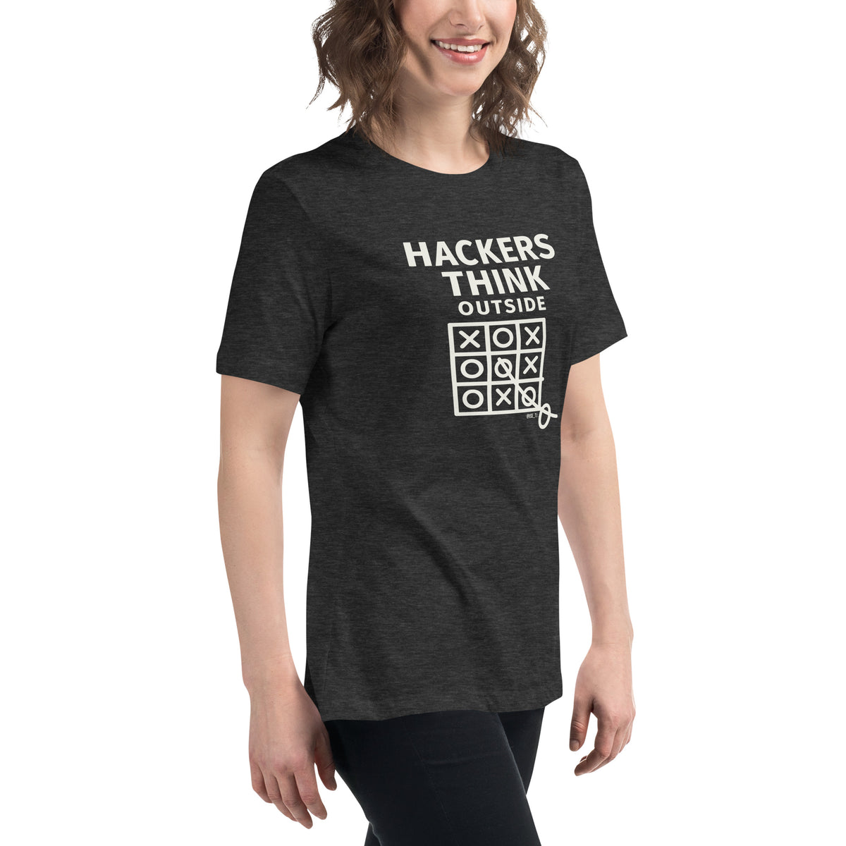 Hackers Think outside - Women's Relaxed T-Shirt