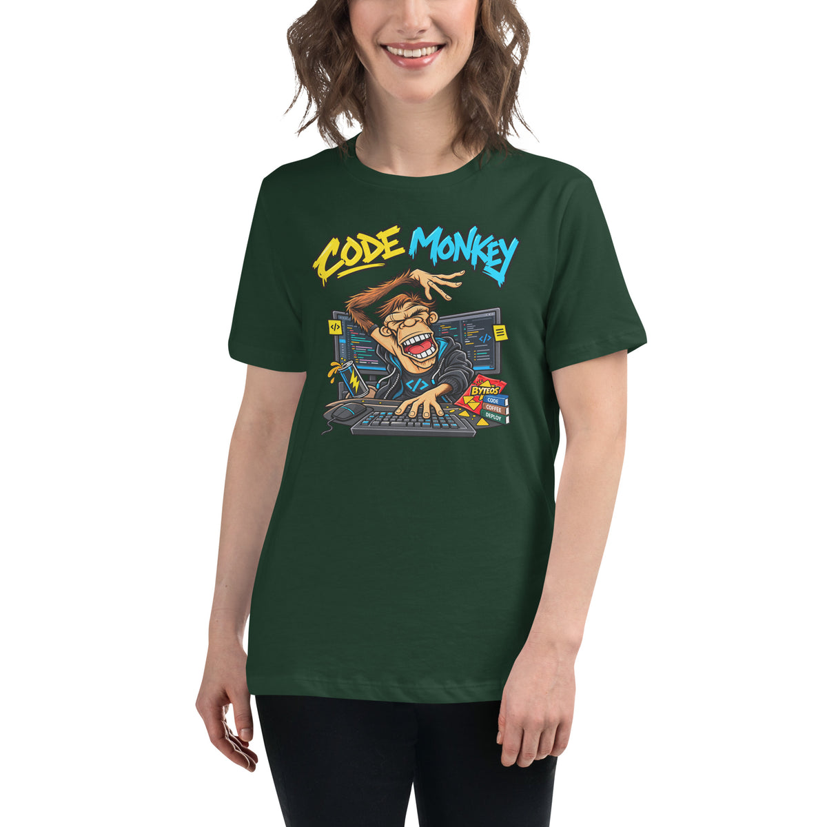 Code Monkey - Women's Relaxed T-Shirt