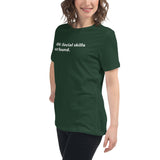 404: Social Skills Not Found - Women's Relaxed T-Shirt
