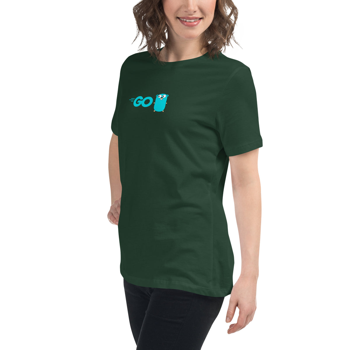 Golang Logo I - Women's Relaxed T-Shirt