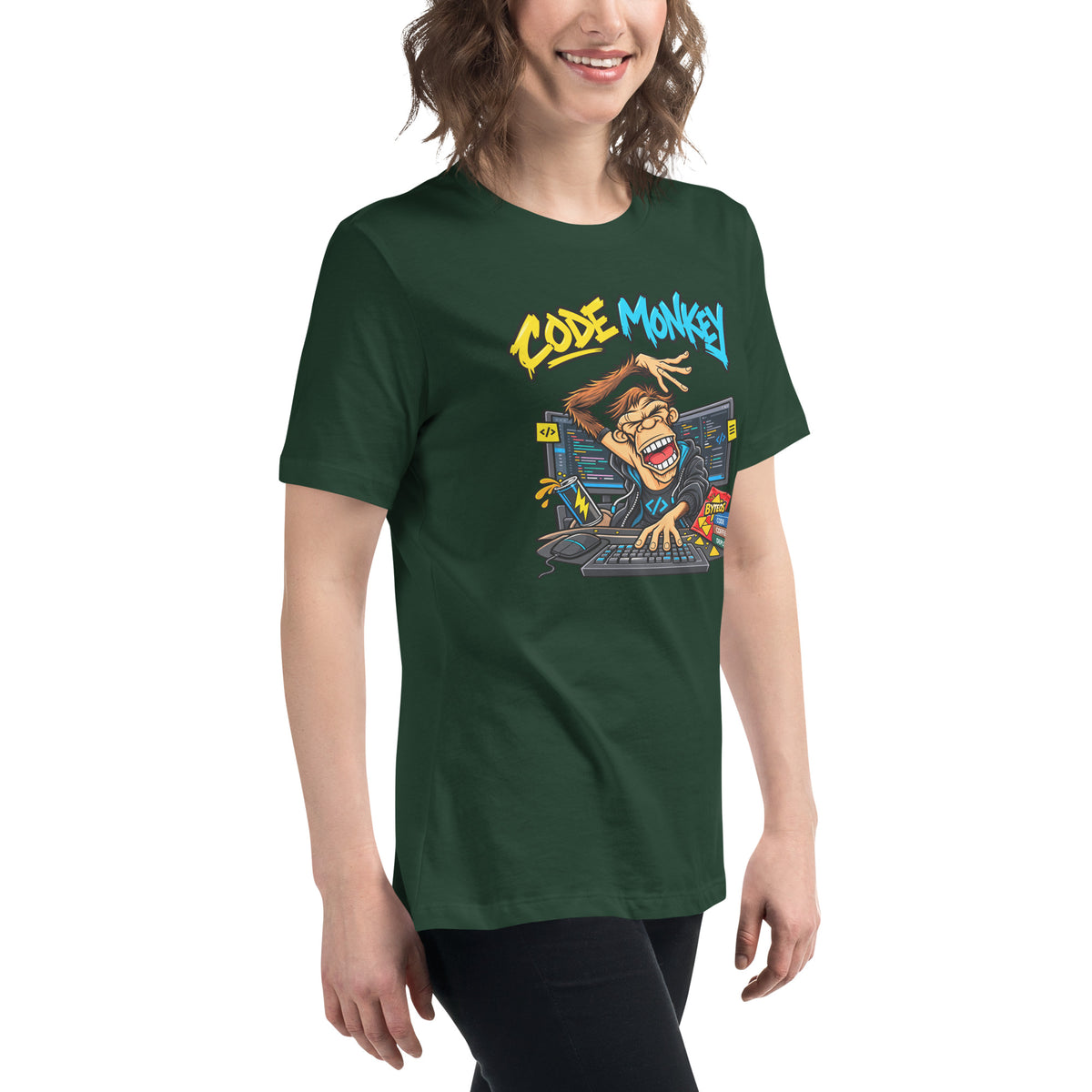 Code Monkey - Women's Relaxed T-Shirt