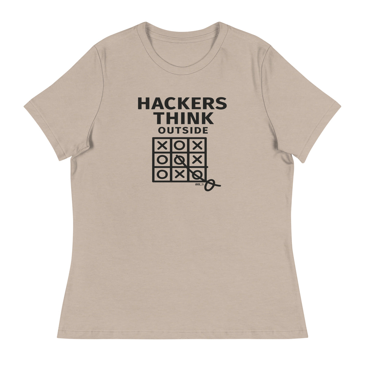 Hackers Think outside - Women's Relaxed T-Shirt
