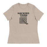 Hackers Think outside - Women's Relaxed T-Shirt