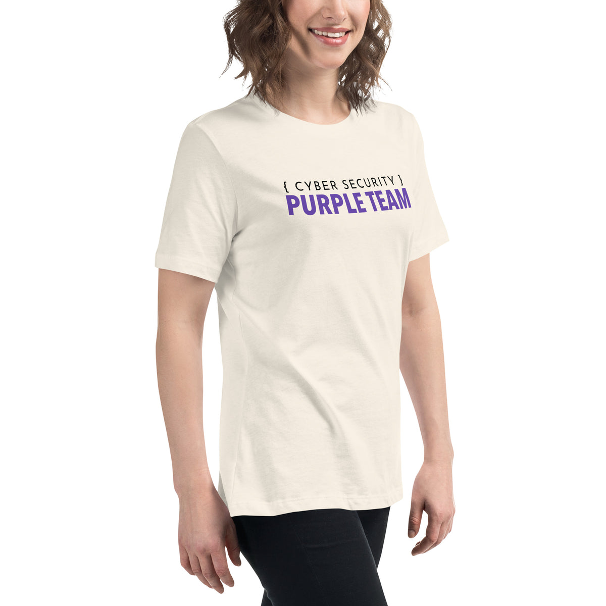 Cyber Security Purple Team - Women's Relaxed T-Shirt