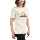 Copy Pasta, Working Fasta - Women's Relaxed T-Shirt