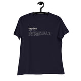 Deploy Definition - Women's Relaxed T-Shirt