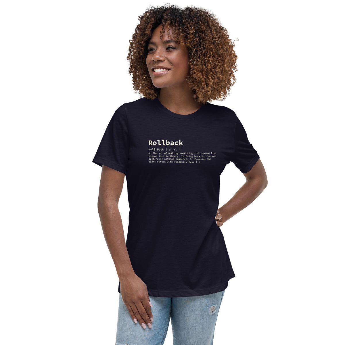Rollback Definition - Women's Relaxed T-Shirt