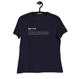 Sprint Definition - Women's Relaxed T-Shirt