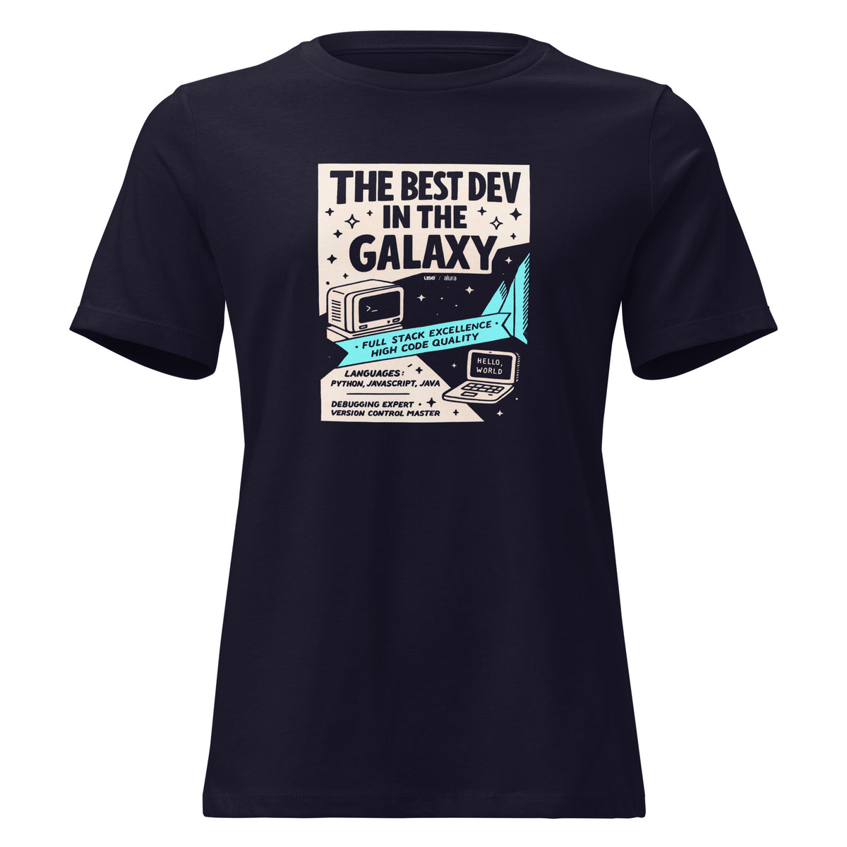 The Best Dev in the Galaxy - Women's Relaxed T-Shirt