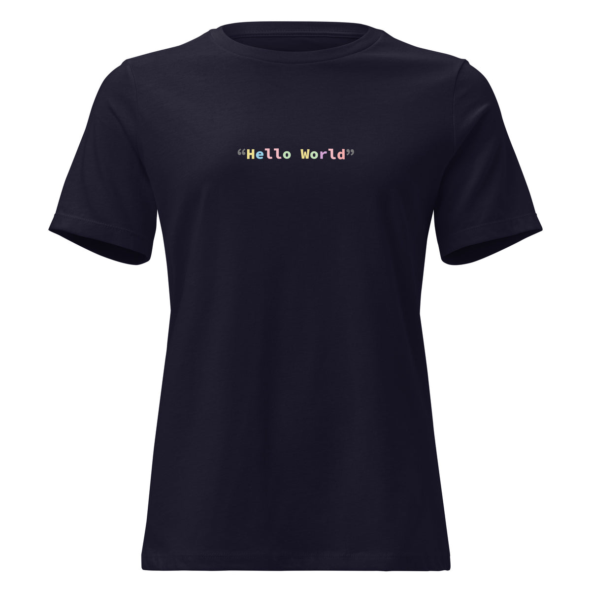 Hello World - Color Edition - Women's Relaxed T-Shirt