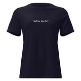 Hello World - Color Edition - Women's Relaxed T-Shirt