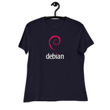 Linux Debian Classic Logo - Women's Relaxed T-Shirt
