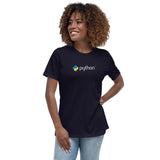 Python Logo - Code with Elegance - Women's Relaxed T-Shirt
