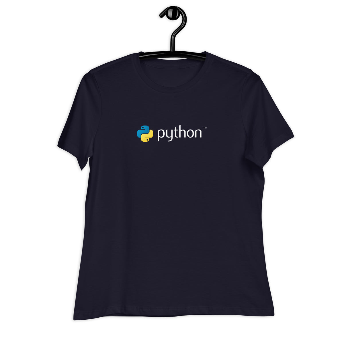 Python Logo - Code with Elegance - Women's Relaxed T-Shirt