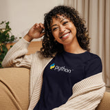 Python Logo - Code with Elegance - Women's Relaxed T-Shirt