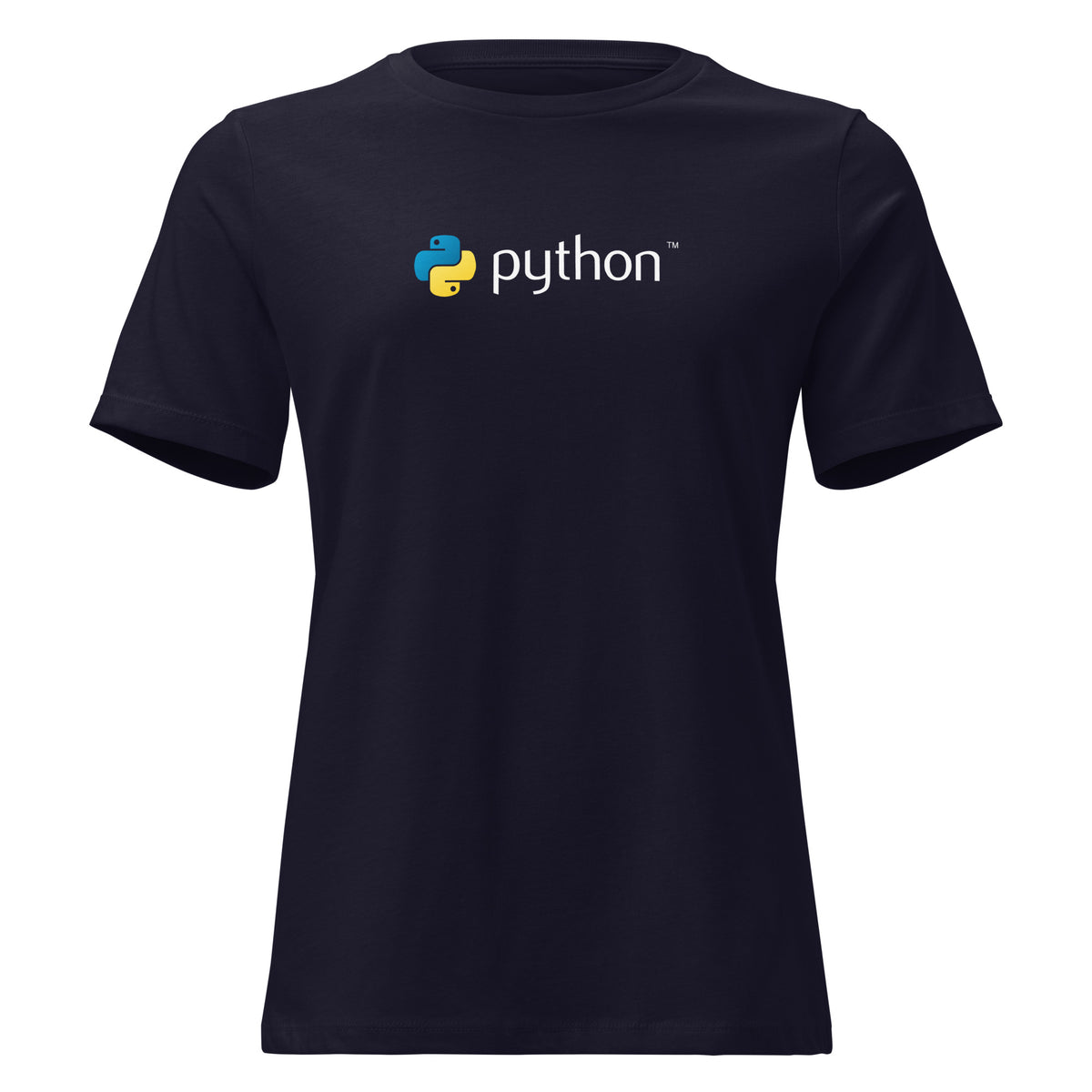 Python Logo - Code with Elegance - Women's Relaxed T-Shirt