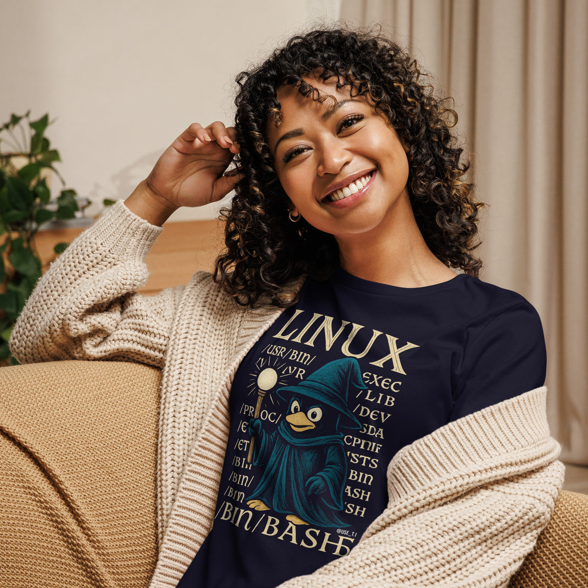 Linux Wizard - /bin/bash Edition - Women's Relaxed T-Shirt
