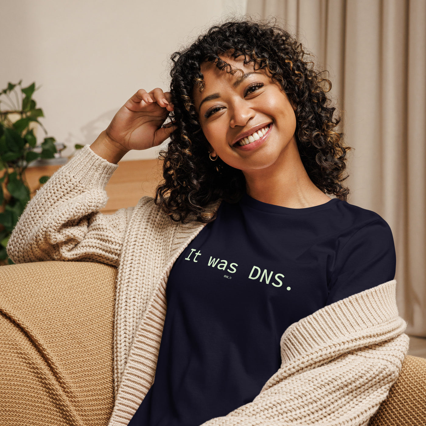 It Was DNS - Women's Relaxed T-Shirt