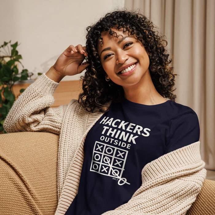Hacker Think Outside - Women's Relaxed T-Shirt