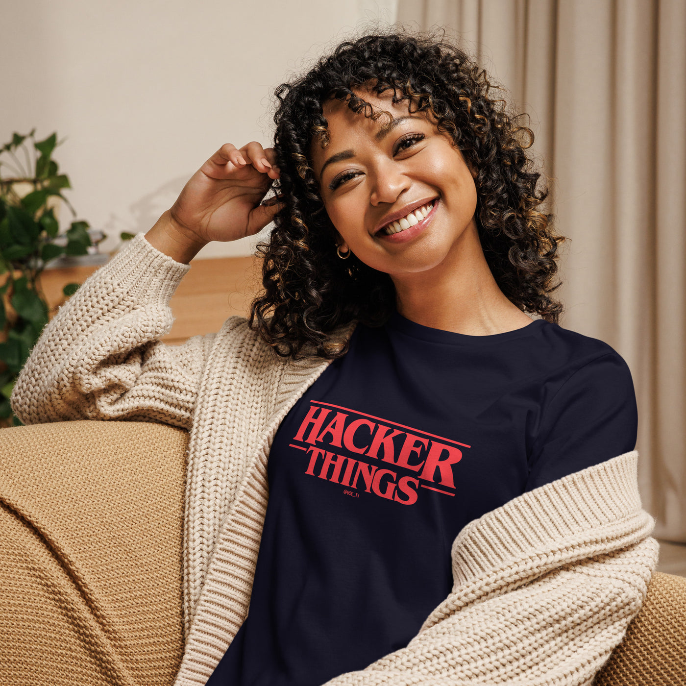 Hacker Things - Women's Relaxed T-Shirt