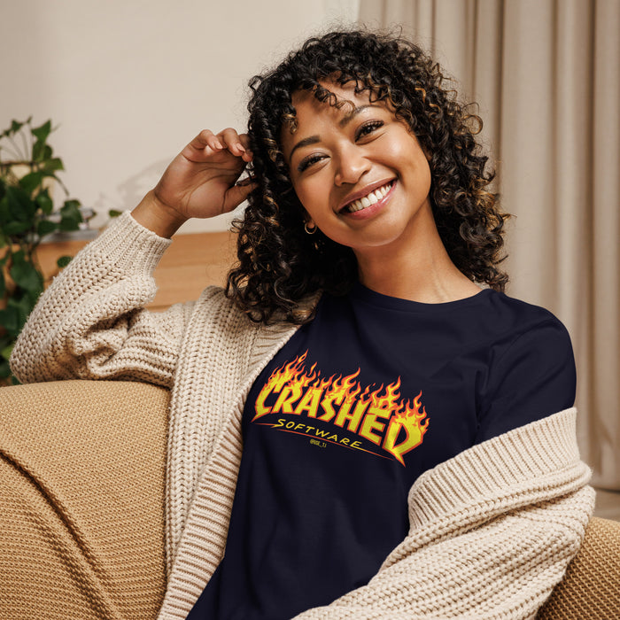 Crashed Software - Women's Relaxed T-Shirt