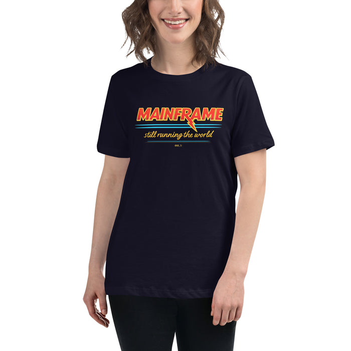 Mainframe Power Retro Tee - Women's Relaxed T-Shirt