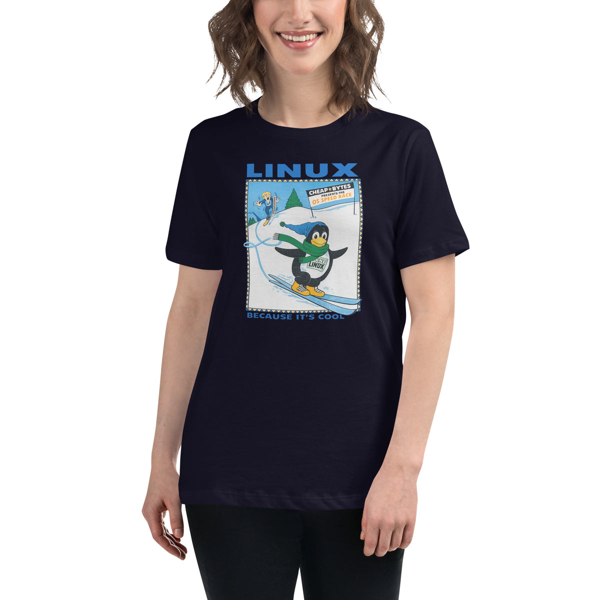 Linux Speed Race  - Women's Relaxed T-Shirt