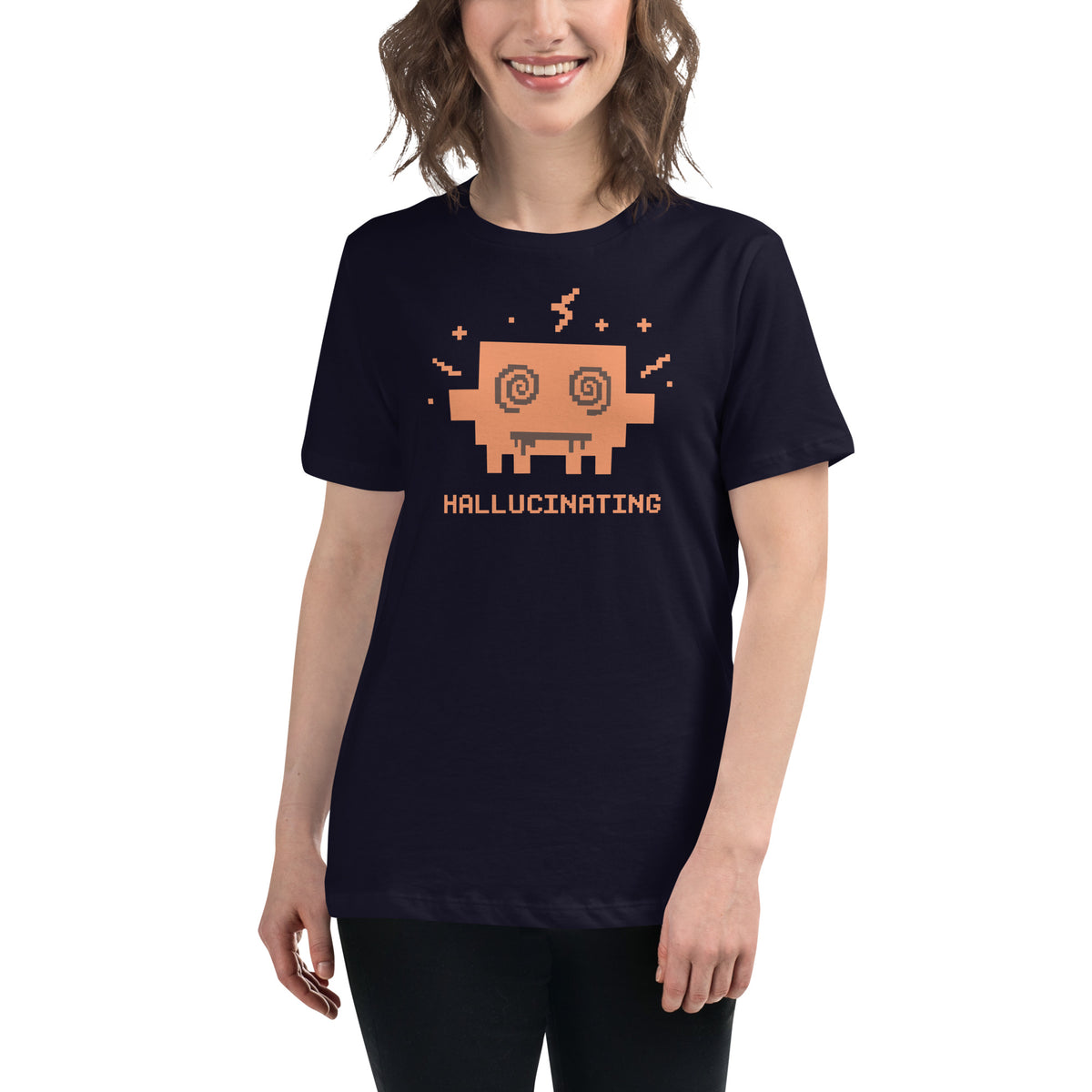 Claude Hallucinating - Women's Relaxed T-Shirt