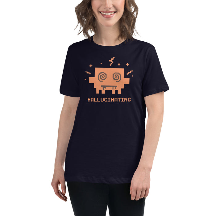 Claude Hallucinating - Women's Relaxed T-Shirt