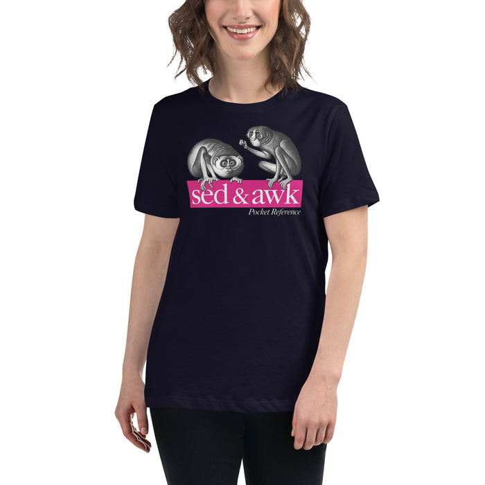 Sed & AWK Pocket Reference - Women's Relaxed T-Shirt