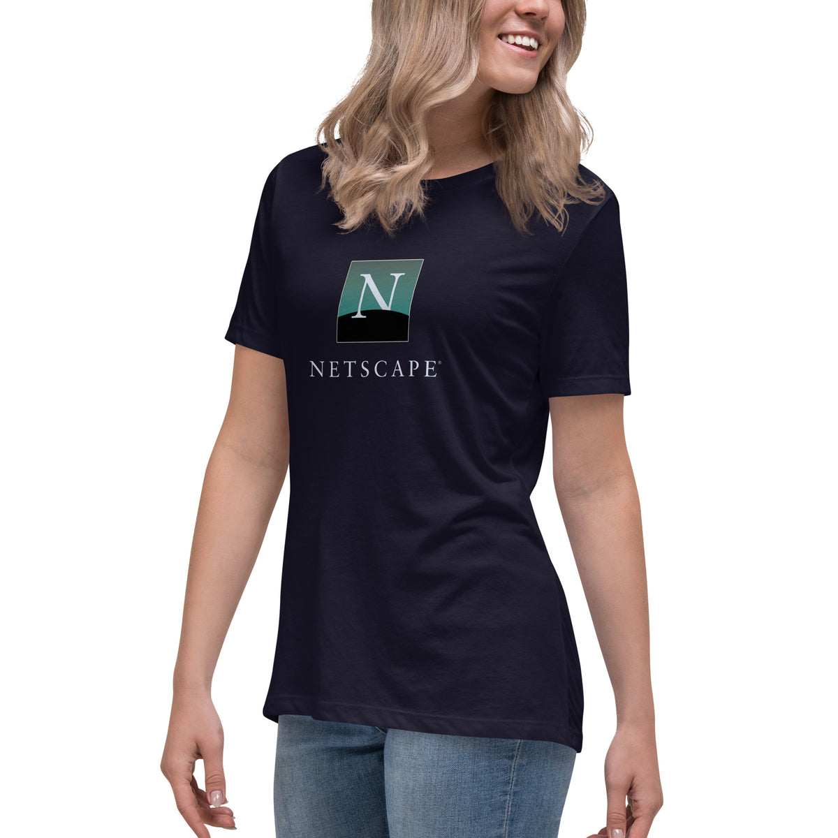 Netscape Navigator Classic Logo - Women's Relaxed T-Shirt