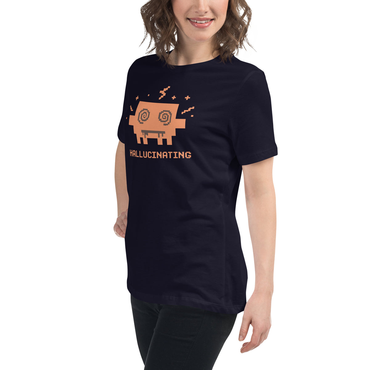 Claude Hallucinating - Women's Relaxed T-Shirt