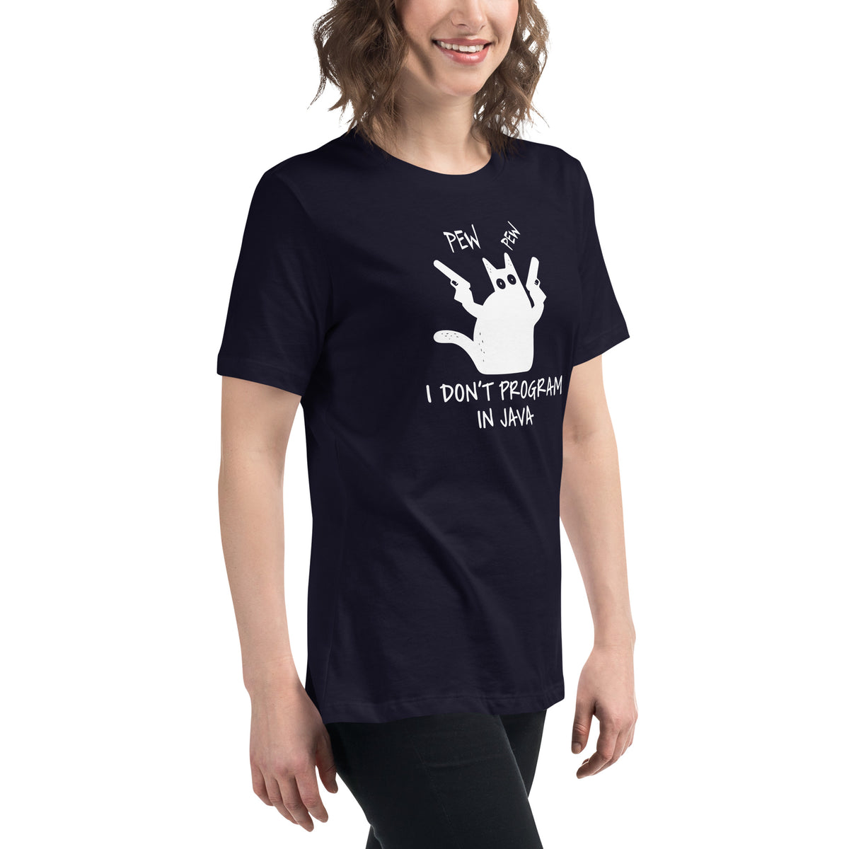 I Don’t Program in Java - Women's Relaxed T-Shirt